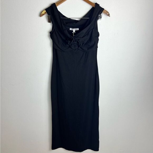 Reformation Fiorello Rosette Off The Shoulder Maxi Dress Medium NEW - Picture 10 of 10